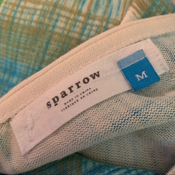 Anthropologie tier layer open front cardigan medium women’s blue green women’s - Picture 5 of 6